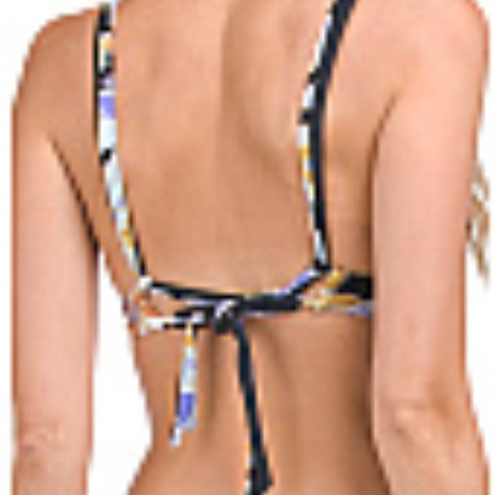 LSPACE Printed Camellia Bikini Top - Picture 7 of 9